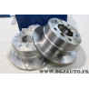 Jeu 2 disques de frein arriere plein 258mm diametre Bosch BD762 0986478863 pour mercedes sprinter W901 W902 W903 W904