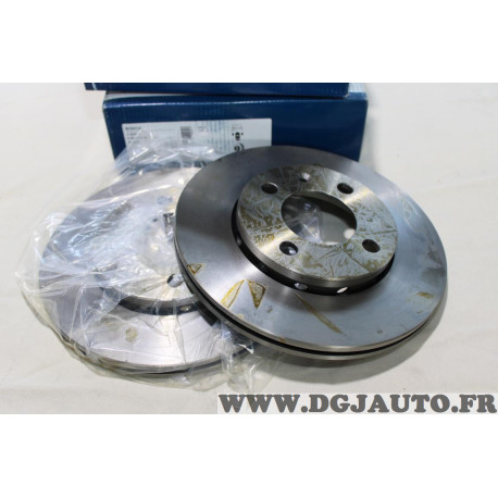 Lot 2 disques de frein avant ventilé 239mm diametre Bosch 0986478621 pour volkswagen polo 3 III lupo seat arosa 