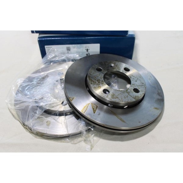 Lot 2 disques de frein avant ventilé 239mm diametre Bosch 0986478621 pour volkswagen polo 3 III lupo seat arosa 