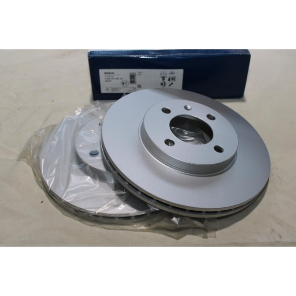 Jeu 2 disques de frein avant ventilé 256mm diametre Bosch BD251 0986478308 pour seat cordoba 1 toledo 1 ibiza 2 II inca arosa 