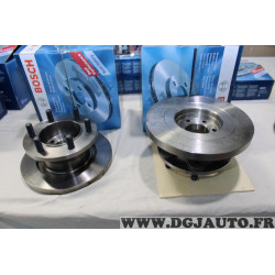 Jeu 2 disques de frein avant plein 290mm diametre Bosch BD2332 0986479U23 pour iveco daily 3 III 