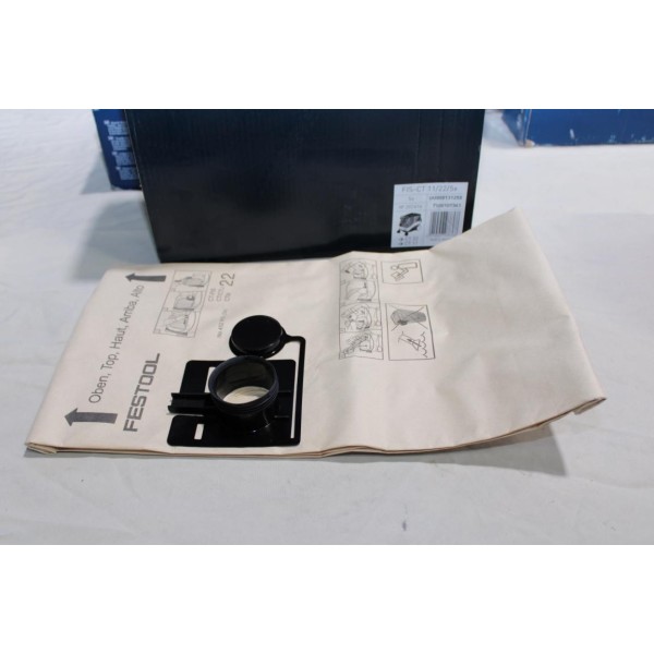 Boite de 5 sacs de filtration ponceuse Festool 202614 7100107361 CT11 CT22 