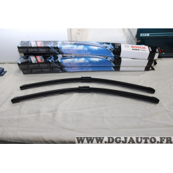 Lot 2 balais essuie glace 600mm + 600mm souple aerotwin Bosch A938S 3397118938 pour mercedes classe C E CLS W204 W212 C218 