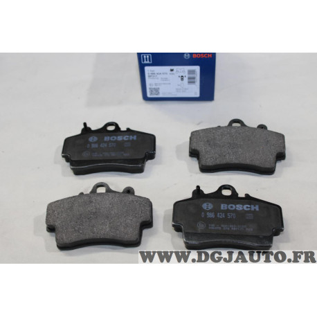 Jeu 4 plaquettes de frein avant montage brembo Bosch BP317 0986424570 pour porsche cayman boxster 