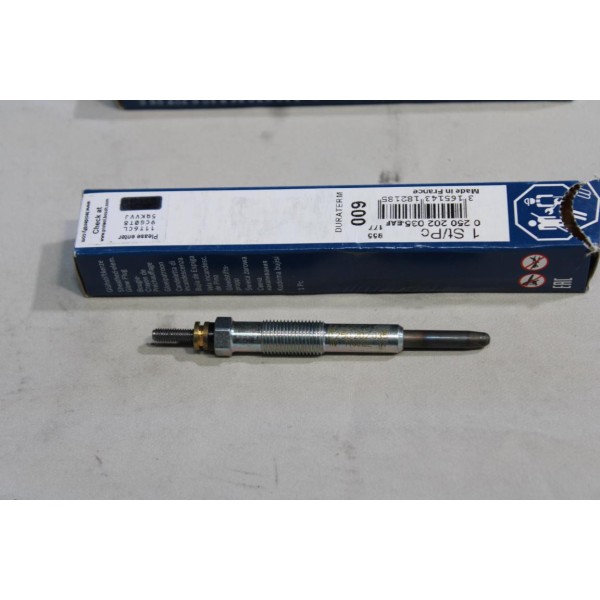 Lot 3 bougies prechauffe Bosch 009 0250202035 pour renault clio 2 II kangoo megane scenic 1 trafic 1 opel arena 1.9D 1.9 D 