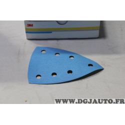 Boite 50 bandes triangulaire poncage P180 3M 51234 325U LS313A hookit 100x147mm 