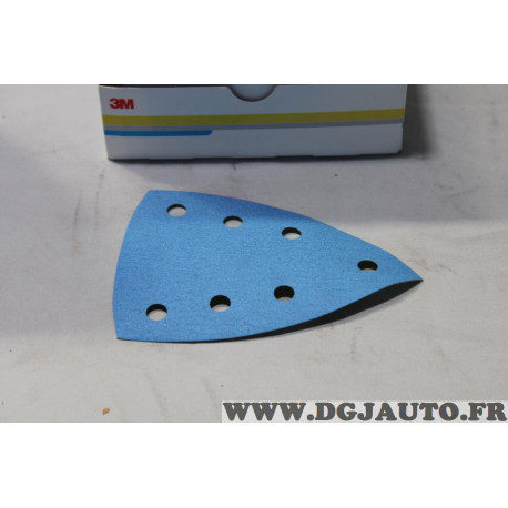 Boite 50 bandes triangulaire poncage P180 3M 51234 325U LS313A hookit 100x147mm 