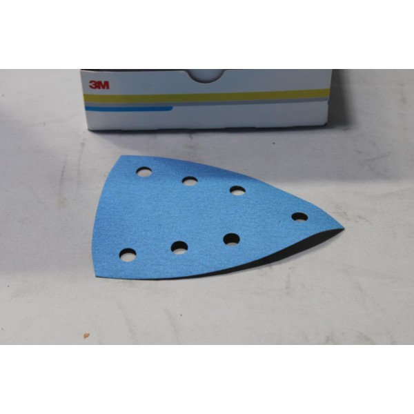 Boite 50 bandes triangulaire poncage P180 3M 51234 325U LS313A hookit 100x147mm 