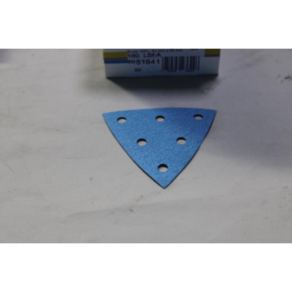 Boite 50 bandes triangulaire poncage P180 3M 51641 325U LS6A 88x95mm 