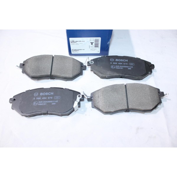Jeu 4 plaquettes de frein avant montage akebono Bosch BP1674 0986494679 pour subaru outback 3 5 III V WRX legacy forester 