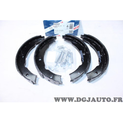 Jeu 4 machoires de frein arriere 185x30mm montage teves Bosch 0986487579 BS821 pour peugeot 406 coupé break 607 
