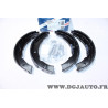 Jeu 4 machoires de frein arriere 185x30mm montage teves Bosch 0986487579 BS821 pour peugeot 406 coupé break 607