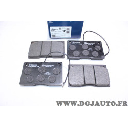 Jeu 4 plaquettes de frein avant montage lucas Bosch BP502 0986460932 pour renault master 1 