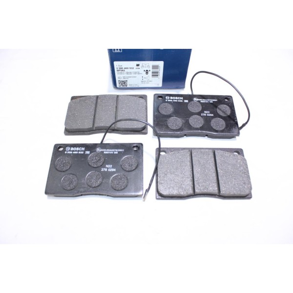 Jeu 4 plaquettes de frein avant montage lucas Bosch BP502 0986460932 pour renault master 1 