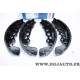 Jeu 4 machoires de frein arriere 220x42mm montage sumitomo Bosch 0986487616 BS854 pour suzuki vitara grand vitara 
