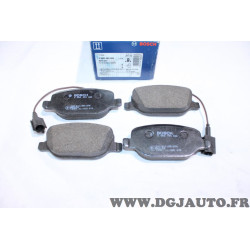 Jeu 4 plaquettes de frein arriere montage lucas Bosch BP1387 0986494466 pour alfa romeo giulietta 