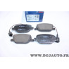 Jeu 4 plaquettes de frein arriere montage lucas Bosch BP1387 0986494466 pour alfa romeo giulietta