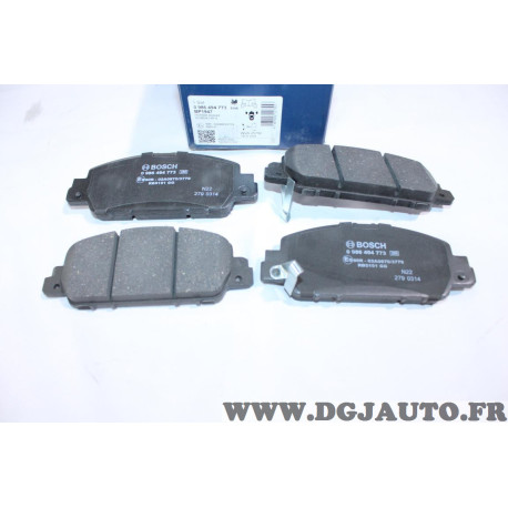 Jeu 4 plaquettes de frein avant montage akebono Bosch BP1947 0986494773 pour honda HR-V HRV RU RV 