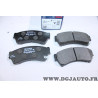 Jeu 4 plaquettes de frein avant montage akebono Bosch BP2034 0986494860 pour mazda 6 GH
