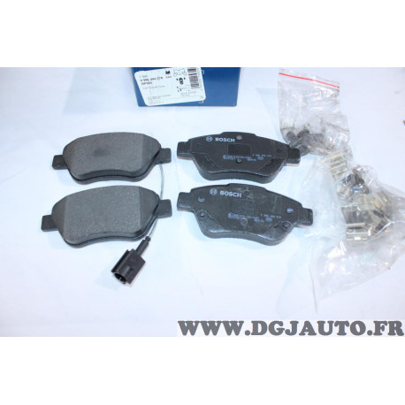 Jeu 4 plaquettes de frein avant montage bendix Bosch BP980 0986494070 pour alfa romeo mito citroen nemo fiat panda 2 II grande 