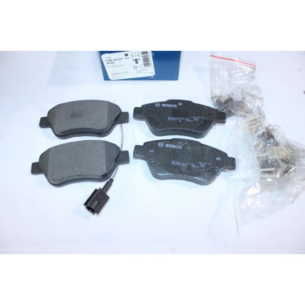 Jeu 4 plaquettes de frein avant montage bendix Bosch BP980 0986494070 pour alfa romeo mito citroen nemo fiat panda 2 II grande 