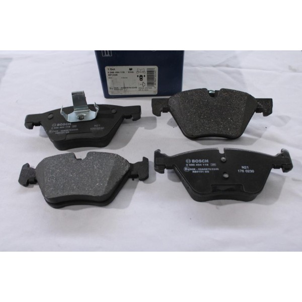 Jeu 4 plaquettes de frein avant montage teves Bosch 0986494118 BP1028 pour BMW serie 3 5 X1 Z4 E60 E61 E84 E89 E90 E91 E92 E93 