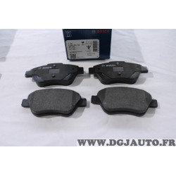 Jeu 4 plaquettes de frein avant montage bendix Bosch BP1043 0986494132 pour fiat 500 panda 2 II doblo 1 idea siena ford ka 2 II 