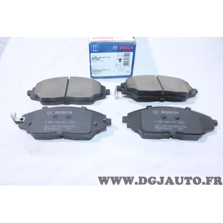 Jeu 4 plaquettes de frein avant montage akebono Bosch BP1769 0986494917 pour chevrolet aveo T300 