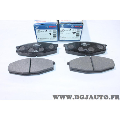 Jeu 4 plaquettes de frein avant montage sumitomo Bosch BP730 0986468630 pour nissan 280ZX patrol W260 W160 K160 K260 Y60 urvan 