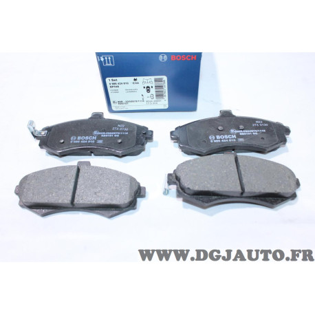 Jeu 4 plaquettes de frein avant montage akebono Bosch BP948 0986424810 pour kia cerato hyundai elantra XD matric FC 