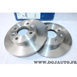 Lot 2 disques de frein avant plein 238mm diametre Bosch BD993 0986479165 pour dacia logan 1 I sandero 1 I 
