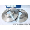 Lot 2 disques de frein avant plein 238mm diametre Bosch BD993 0986479165 pour dacia logan 1 I sandero 1 I