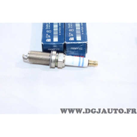 Lot 2 bougies allumage double platinum Bosch 0242240637 FR6NPP332 pour posche cayenne panamera 911 