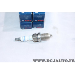 Lot 4 bougies allumage Bosch FR5DC 0242245536 pour alfa romeo 75 155 164 audi 80 100 A6 citroen xantia XM xsara evasion jumpy 