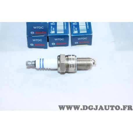 Lot 4 bougies allumage Bosch W7DC 0241235755 pour moto BMW R guzzi MC morini MC sanglas 500 suzuki TS 