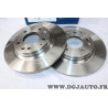 Jeu 2 disques de frein arriere plein 280mm diametre Bosch BD971 0986479131 pour mazda 6 323 626 premacy MX5