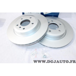 Jeu 2 disques de frein arriere ventilé 324mm diametre Bosch BD1563 0986479731 pour BMW Z4 E89 
