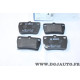 Jeu 4 plaquettes de frein arriere montage akebono Bosch BP1258 0986494350 pour toyota RAV4 XA10 XA20