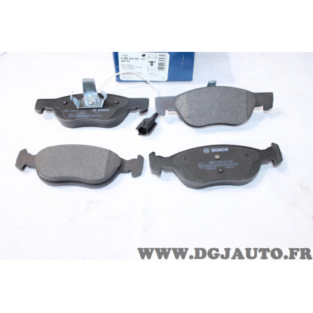 Lot 4 plaquettes de frein avant montage teves Bosch BP173 0986424362 pour fiat brava bravo punto 2 II lancia delta 2 II 