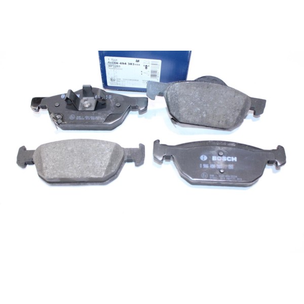 Jeu 4 plaquettes de frein avant montage teves Bosch 0986494383 BP1291 pour honda accord CU CW CP civic FC FK 