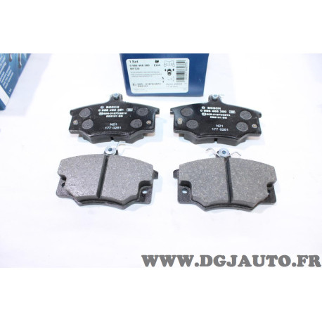 Jeu 4 plaquettes de frein avant montage lucas Bosch BP720 0986468380 pour alfa romeo 145 146 155 spider fiat 124 sport regata 