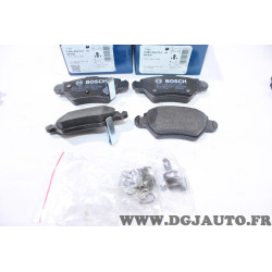 Lot 4 plaquettes de frein arriere montage bosch Bosch BP246 0986494014 pour opel astra G zafira A 