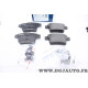 Jeu 4 plaquettes de frein arriere montage bendix Bosch BP986 0986494076 pour ford mondeo 3 III jaguar X-type Xtype