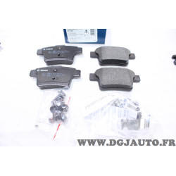 Jeu 4 plaquettes de frein arriere montage bendix Bosch BP986 0986494076 pour ford mondeo 3 III jaguar X-type Xtype 