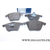 Jeu 4 plaquettes de frein avant montage teves Bosch BP987 0986494077 pour ford focus 2 II mazda 3 BK BL saab 93 9-3 volvo V40