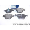Lot 4 plaquettes de frein avant montage teves Bosch 0986494549 BP1470 pour BMW serie 5 et 6 F06 F10 F11 F12 F13
