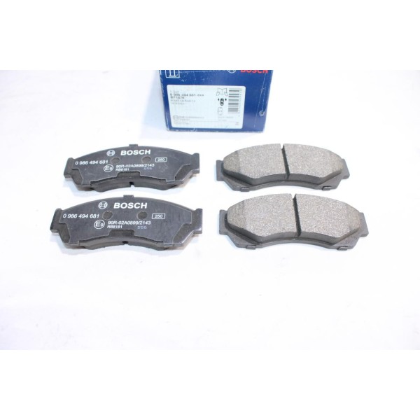Jeu 4 plaquettes de frein avant montage lucas Bosch 0986494681 pour rover cityrover tata 