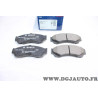 Jeu 4 plaquettes de frein avant montage lucas Bosch 0986494681 pour rover cityrover tata