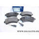 Jeu 4 plaquettes de frein arriere montage Bosch 0986494765 pour citroen jumper fiat ducato 3 III opel movano C peugeot boxer 