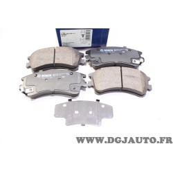 Jeu 4 plaquettes de frein avant montage akebono Bosch BP340 0986494079 pour mazda 6 GG GY 